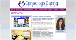 Desktop Screenshot of consciousdatingnetwork.com