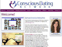 Tablet Screenshot of consciousdatingnetwork.com